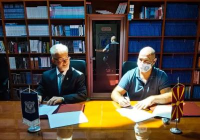 Договор за соработка помеѓу Универзитетот за туризам и менаџмент во скопје и Грански независен синдикат на полицијата