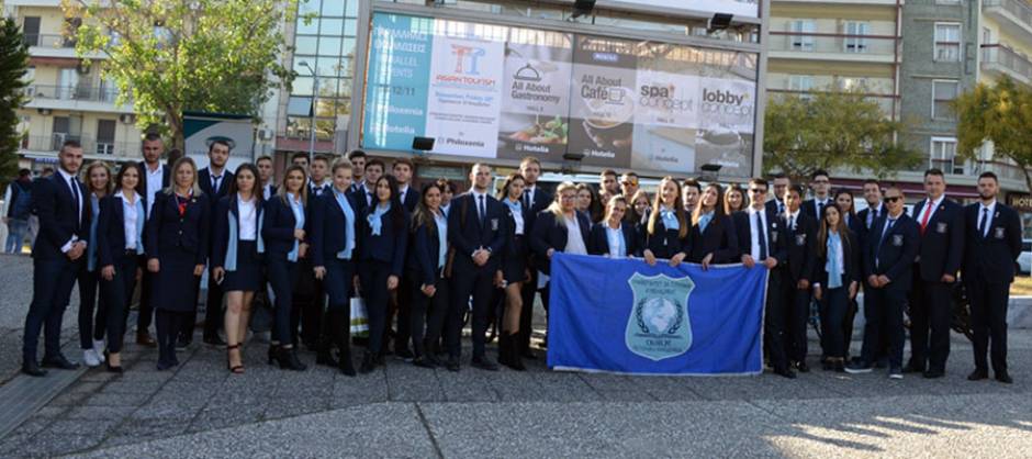 STUDENTS FROM UTMS ON TEACHING-SCIENTIFIC PRACTICES ON THE TOURISM FAIR "PHILOXENIA 2017" IN THESSALONIKI