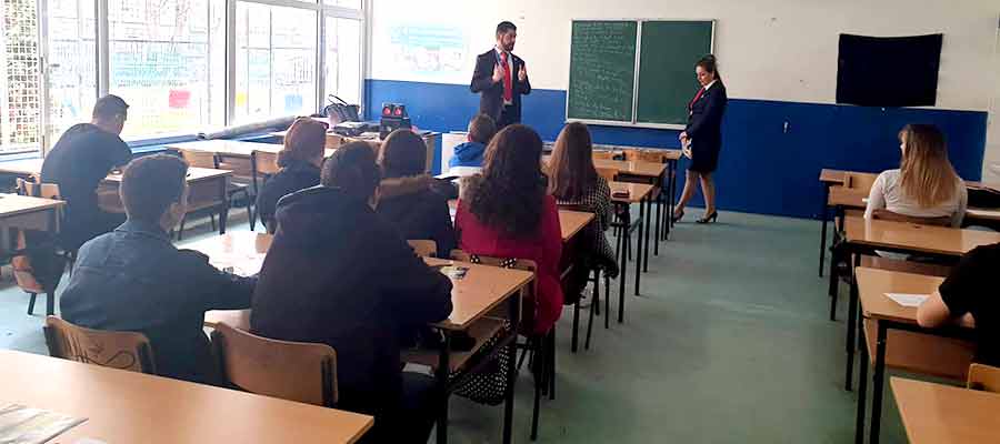 PROMOTION OF UTMS BEFORE THE GRADUATES FROM THE HIGH SCHOOL "JOSIP BRO TITO" IN SKOPJE