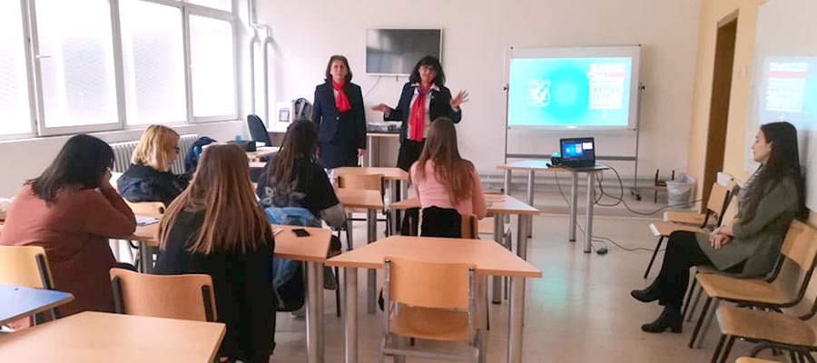 ПРОМОЦИЈА НА УТМС ВО СУГС „ЗДРАВКО ЦВЕТКОВСКИ” ВО СКОПЈЕ