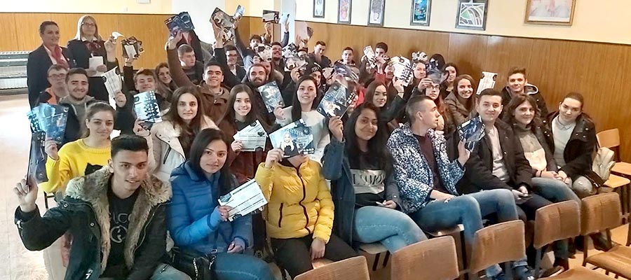 ПРОМОЦИЈА НА УТМС ВО СОУ „ЦАР САМОИЛ” ВО РЕСЕН