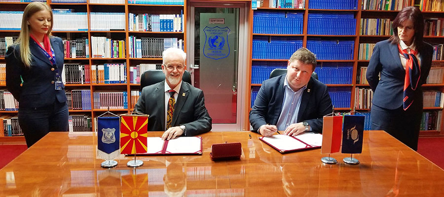 SIGNED AGREEMENT ON COOPERATION BETWEEN THE UNIVERSITY OF TOURISM AND MANAGEMENT - SKOPJE AND WSB UNIVERSITY DĄBROWA GÓRNICZA POLAND