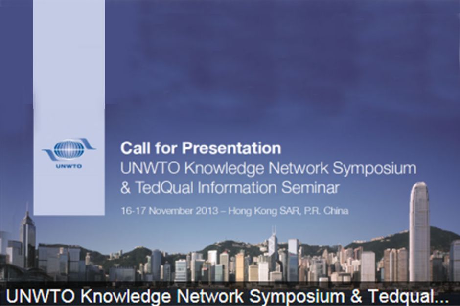 UTMS OF THE UNWTO SYMPOSIUM KNOWLEDGE NETWORK IN HONG KONG