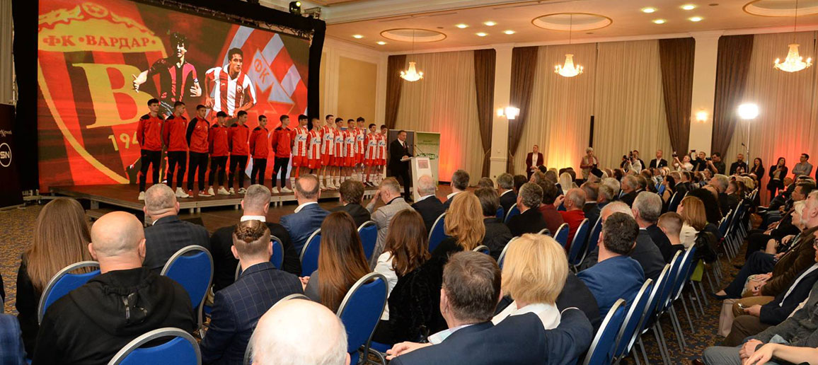 THE UNIVERSITY OF SKOPJE GATHERED THE FOOTBALL STARS FROM THE REGION FOR THE PROMOTION OF A DOCUMENTARY FILM ABOUT THE MACEDONIAN LEGEND DARKO PANCHEV