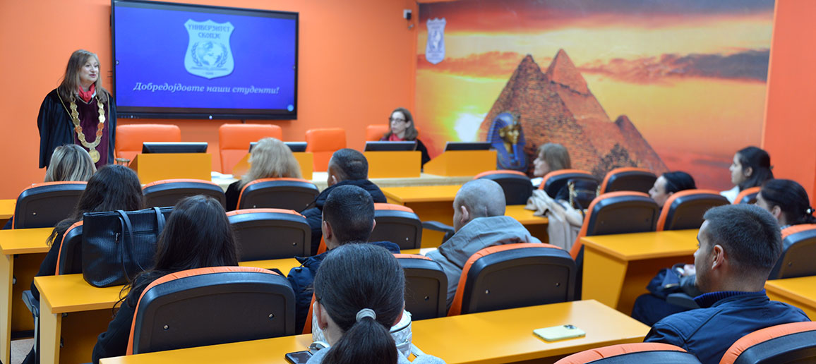 ВО ПРИСУСТВО НА АКАДЕМСКИОТ КАДАР ДЕНЕСКА НА УНИВЕРЗИТЕТ СКОПЈЕ СЕ ОДРЖА СВЕЧЕНИОТ ЧАС ЗА ПОСТДИПЛОМСКИТЕ СТУДИИ.