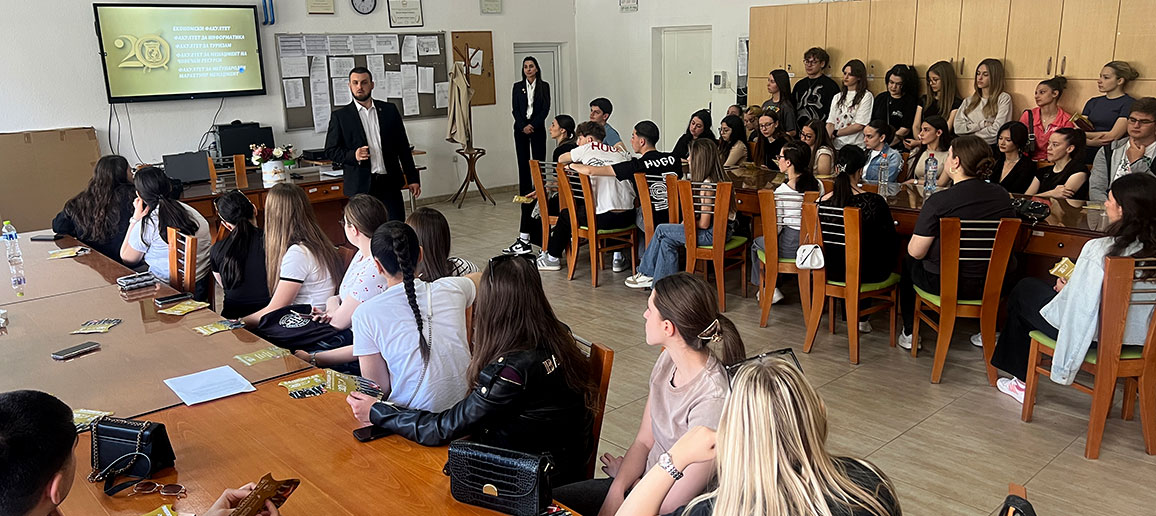 TИМОТ НА УНИВЕРЗИТЕТ СКОПЈЕ, НА 28.04.2026 БЕШЕ ВО СТРУМИЦА, КАДЕ ШТО ГИ ПОСЕТИ СОУ „ЈАНЕ САНДАНСКИ“, СОУУД „ДИМИТАР ВЛАХОВ“ И ДСУ-РЦСОО „НИКОЛА КАРЕВ“